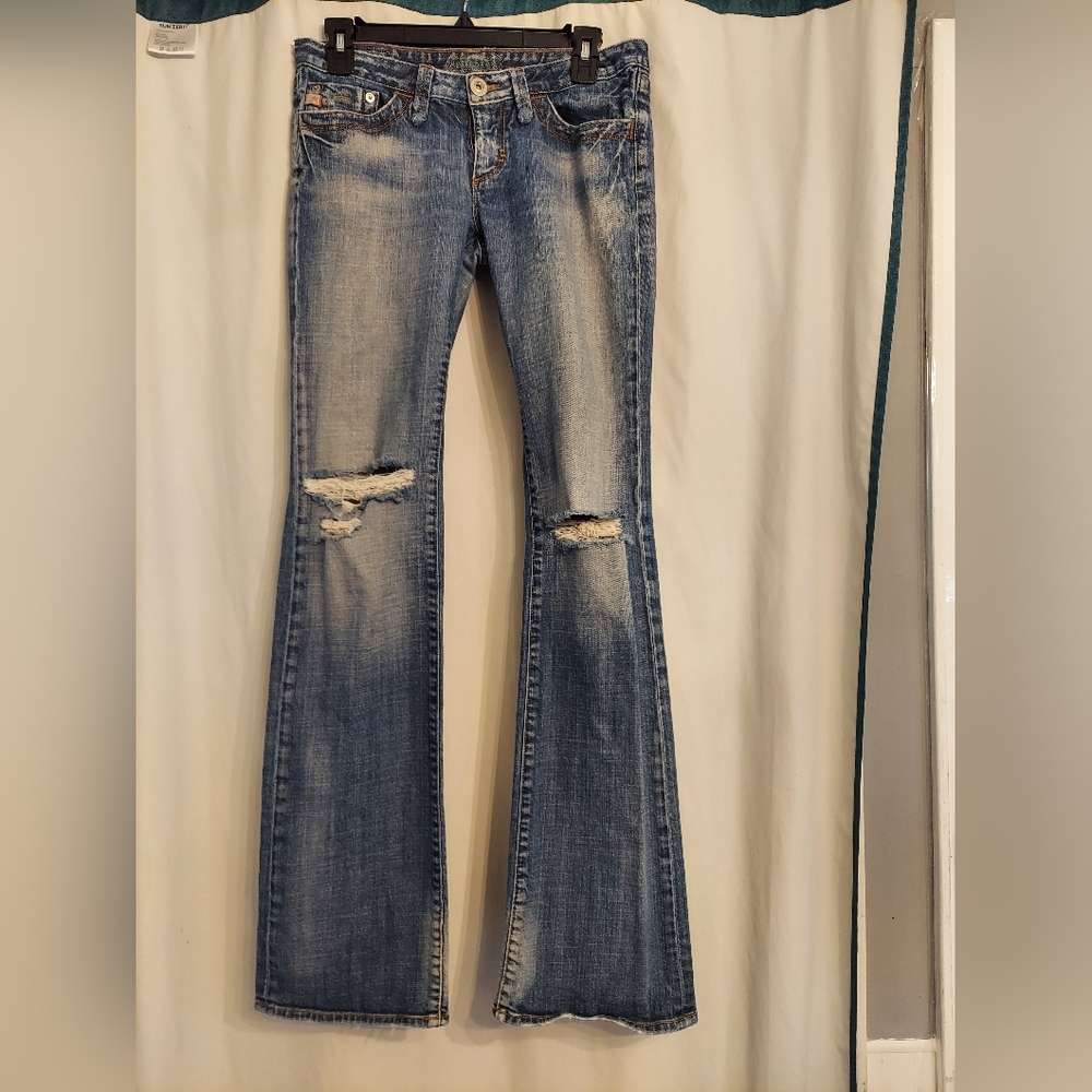 Big Star Distressed Bootcut Jeans